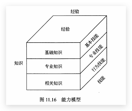 图11.16 能力模型